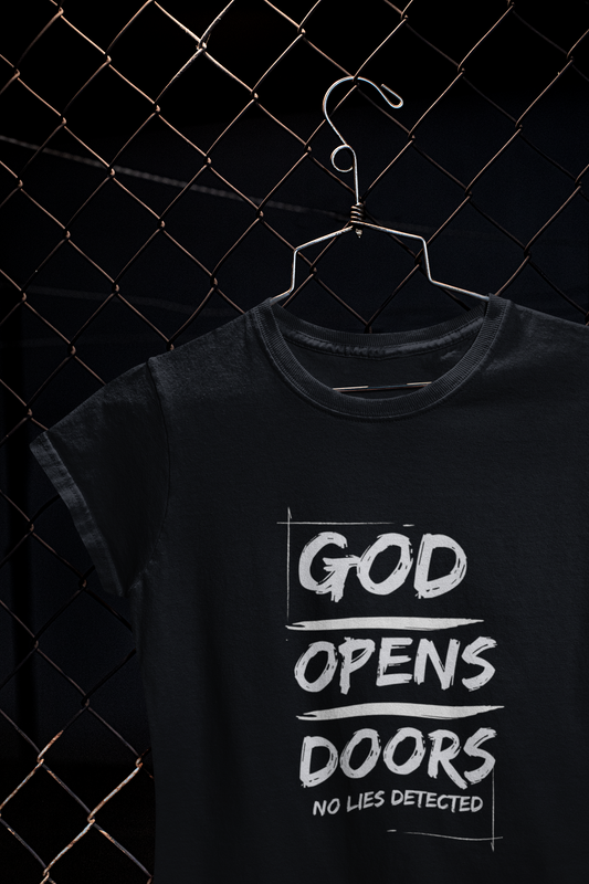 G.O.D White on black Christian Unisex