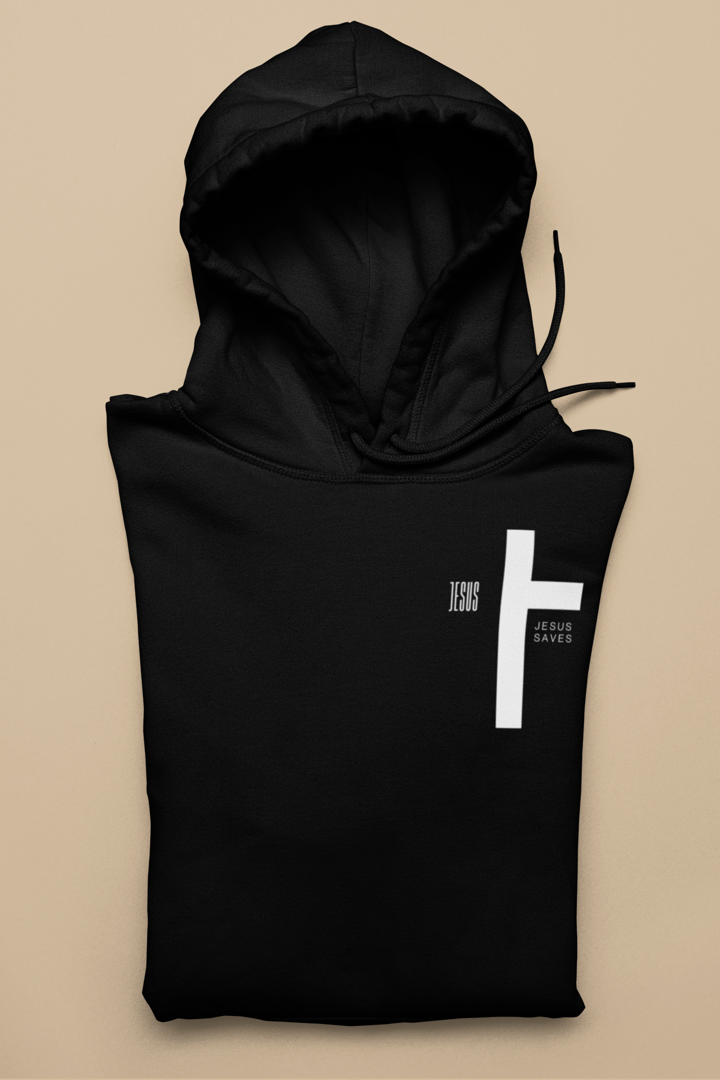 At the Cross, Black and White Unisex Christian Hoodie Available 9/2/24 in stock PreOrder 8/2/24